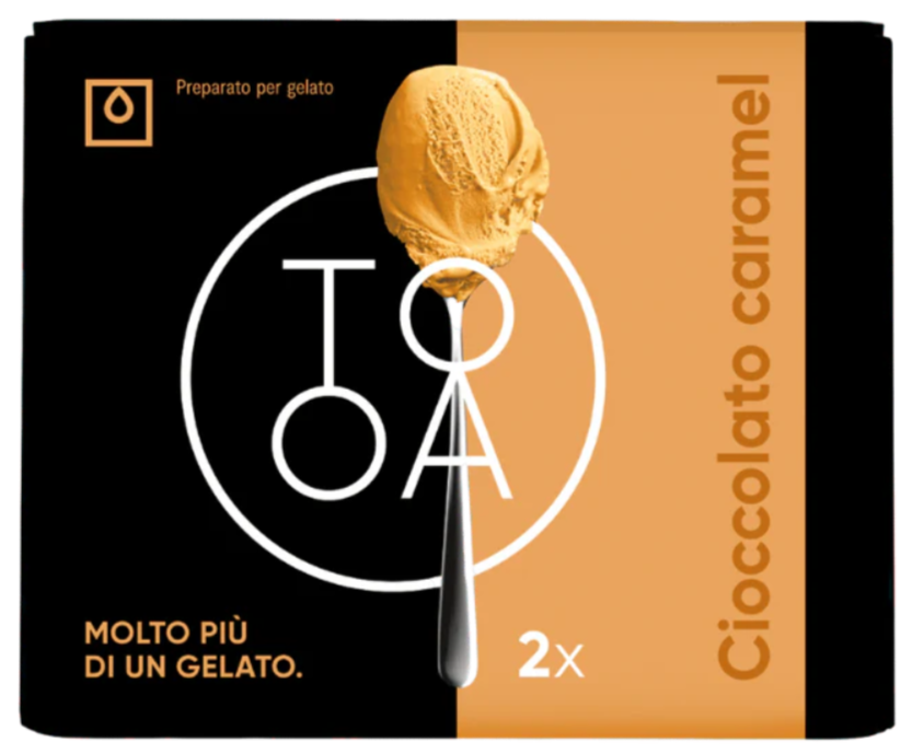 TooA Gelato - okus karamela čokolada