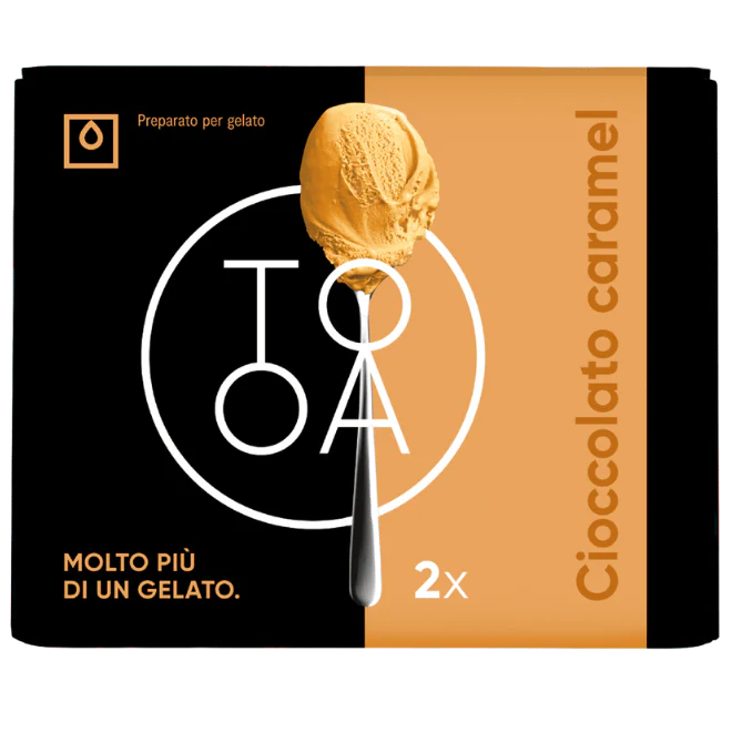 TooA Gelato - okus karamela čokolada